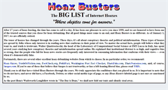 Desktop Screenshot of hoaxbusters.org