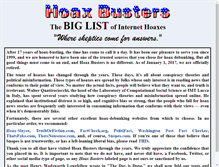 Tablet Screenshot of hoaxbusters.org